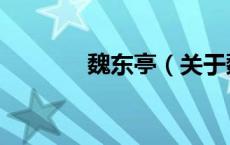 魏东亭（关于魏东亭的介绍）