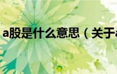 a股是什么意思（关于a股是什么意思的介绍）