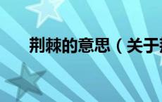 荆棘的意思（关于荆棘的意思的介绍）