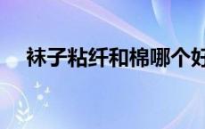 袜子粘纤和棉哪个好（粘纤和棉哪个好）