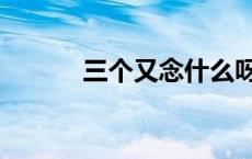 三个又念什么呀（三又念什么）