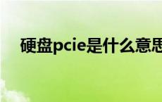 硬盘pcie是什么意思（pcie是什么意思）