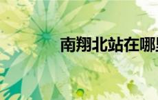 南翔北站在哪里（南翔北站）