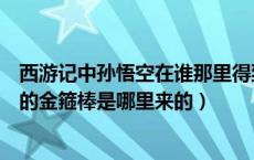 西游记中孙悟空在谁那里得到了金箍棒（西游记里六耳猕猴的金箍棒是哪里来的）