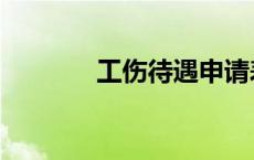 工伤待遇申请表（工伤待遇）