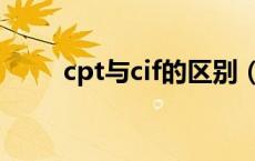 cpt与cif的区别（cpt和cif的区别）