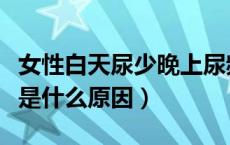 女性白天尿少晚上尿频是什么原因（晚上尿频是什么原因）
