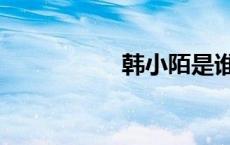 韩小陌是谁（韩小陌）