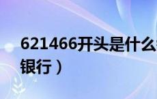 621466开头是什么银行（6214开头是什么银行）