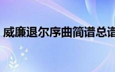 威廉退尔序曲简谱总谱（威廉退尔序曲简谱）