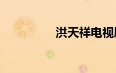 洪天祥电视剧（洪天祥）