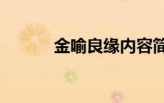 金喻良缘内容简介（金喻良缘）