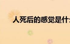 人死后的感觉是什么（人死后的感觉）