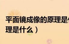 平面镜成像的原理是什么图（平面镜成像的原理是什么）
