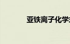 亚铁离子化学式（亚铁离子）