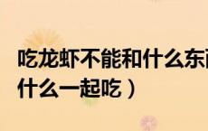吃龙虾不能和什么东西一起吃（吃龙虾不能和什么一起吃）
