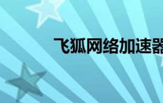 飞狐网络加速器（飞狐加速器）