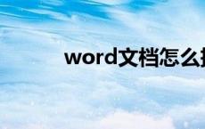 word文档怎么把两张a4改成a3