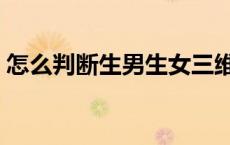 怎么判断生男生女三维（怎么判断生男生女）
