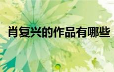 肖复兴的作品有哪些 小说（肖复兴的作品）