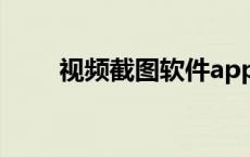 视频截图软件app（视频截图软件）
