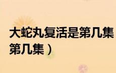 大蛇丸复活是第几集（大蛇丸复活四个火影在第几集）