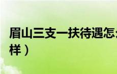 眉山三支一扶待遇怎么样（三支一扶待遇怎么样）