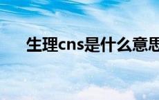 生理cns是什么意思（cns是什么意思）