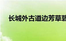 长城外古道边芳草碧连天歌名（长城外）