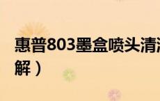 惠普803墨盒喷头清洗图解（墨盒喷头清洗图解）