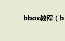 bbox教程（b box基础教学）