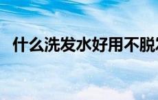 什么洗发水好用不脱发（什么洗发水好用）