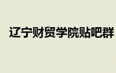 辽宁财贸学院贴吧群（辽宁财贸学院贴吧）