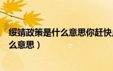 绥靖政策是什么意思你赶快点别跟他成哥了（绥靖政策是什么意思）