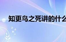 知更鸟之死讲的什么故事（知更鸟之死）
