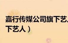 嘉行传媒公司旗下艺人刘梦（嘉行传媒公司旗下艺人）