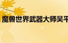 魔兽世界武器大师吴平（魔兽世界武器大师）