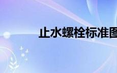 止水螺栓标准图集（止水螺栓）