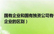 国有企业和国有独资公司有什么区别（国有独资公司与国有企业的区别）