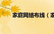 家庭网络布线（家庭网络布线方案）