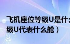 飞机座位等级U是什么意思（飞机上的座位等级U代表什么舱）