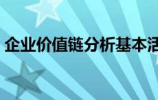 企业价值链分析基本活动（企业价值链分析）