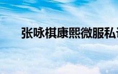 张咏棋康熙微服私访记剧照（张咏琪）