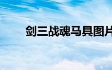 剑三战魂马具图片（剑三战魂马具）