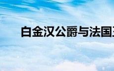 白金汉公爵与法国王后（白金汉公爵）