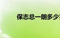 保志总一朗多少岁（保志总一朗）