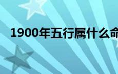 1900年五行属什么命（1900年是什么命）