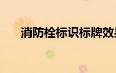 消防栓标识标牌效果图（消防栓标识）