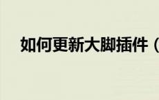 如何更新大脚插件（怎么更新大脚插件）