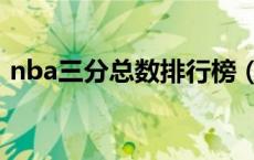 nba三分总数排行榜（nba三分球总数排名）